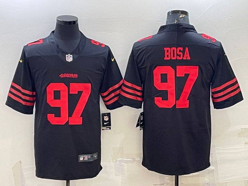 Men San Francisco 49ers 97 Bosa Black New 2022 Nike Limited Vapor Untouchable NFL Jersey